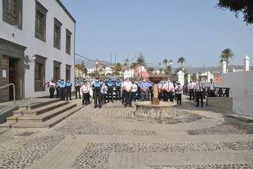 Homenaje de la Banda Municipal de Música a la Policía Local y Policía Nacional  (Foto Francisco Javier Santana)